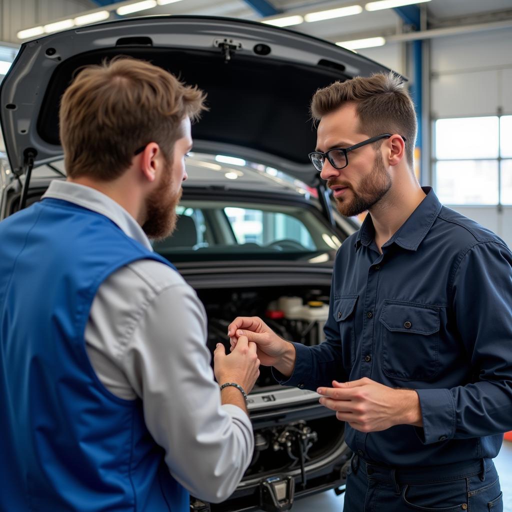 KIỂM TRA GIAO XE - Kiểm tra lại xe và bàn giao xe cho khách hàng sử dụng dịch vụ